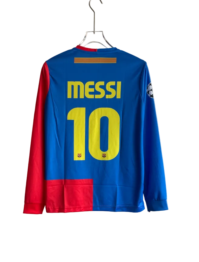 BARCELONA 2008-09 HOME KIT MESSI FULLSLEEVE EMBROIDERY