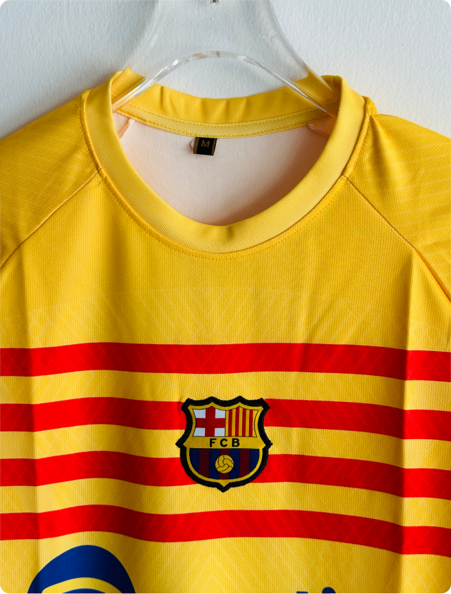 BARCELONA 22-23 FOURTH KIT MESSI EMBROIDERY PREMIUM