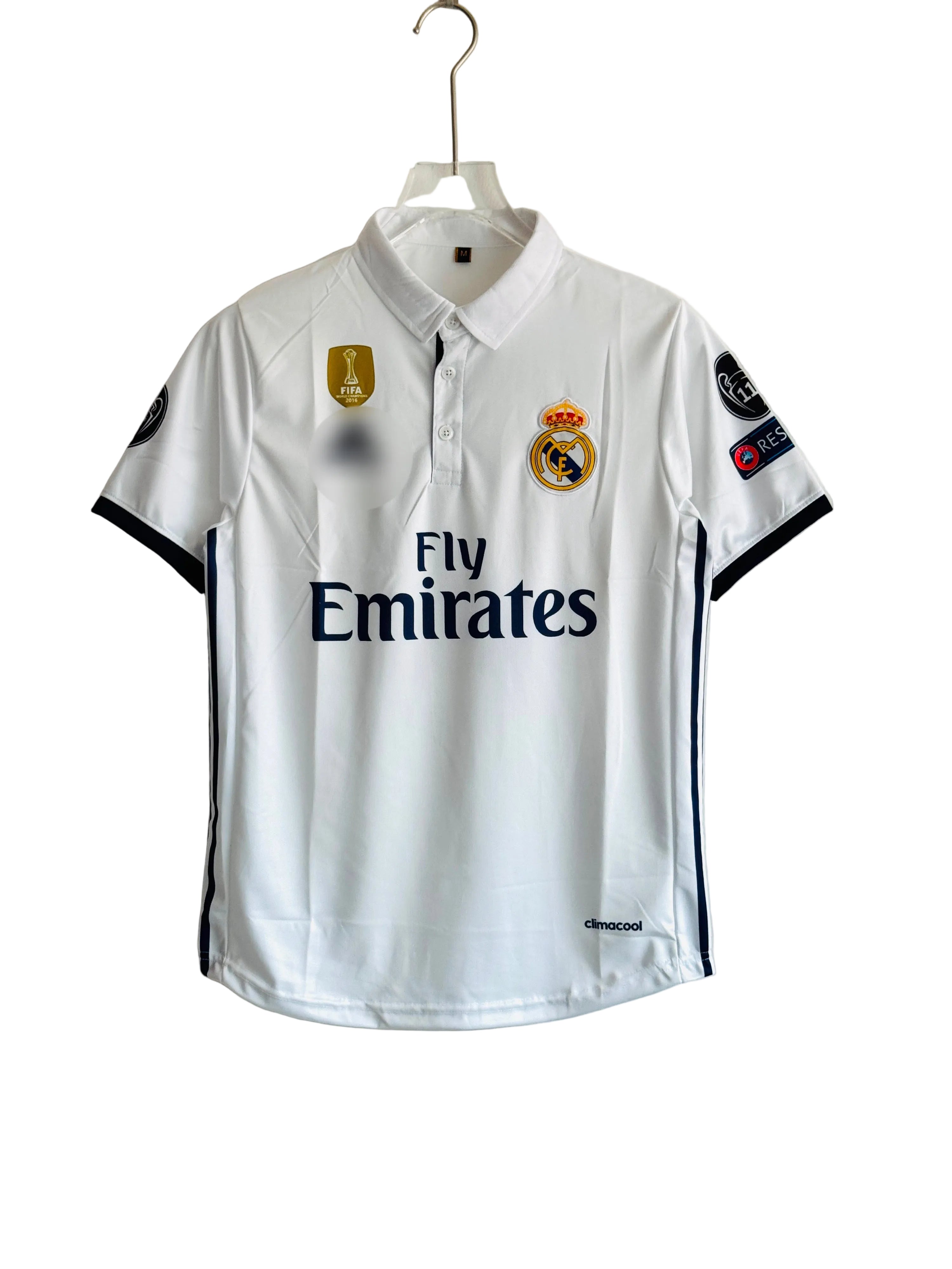 REAL MADRID 2016-17 HOME KIT RONALDO POLO EMBROIDERY PREMIUM