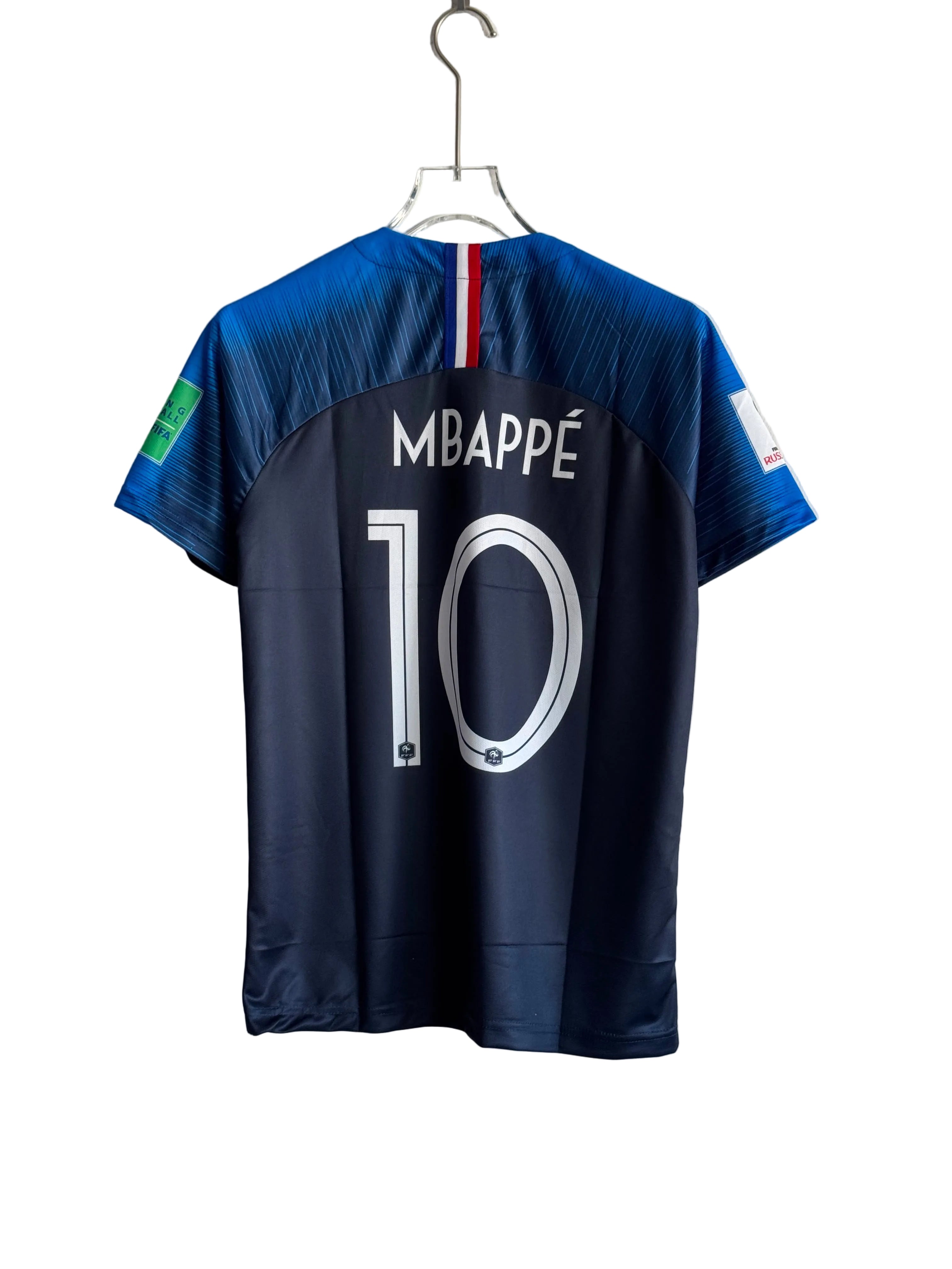 FRANCE 2018 HOME KIT MBAPPE POLO EMBROIDERY PREMIUM