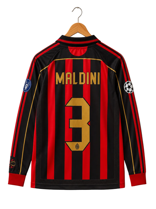 AC MILAN  2006/07 MALDINI HOME PREMIUM KIT EMBROIDERY
