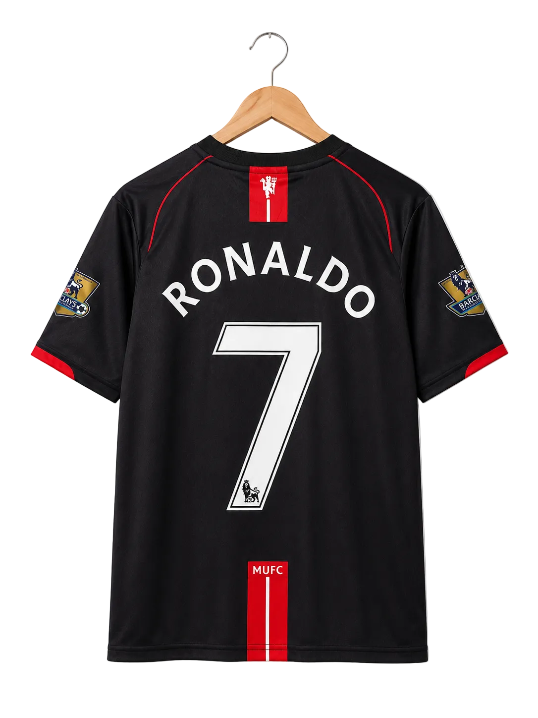 UNITED 2007/08 RONALDO AWAY  PREMIUM KIT EMBROIDERY