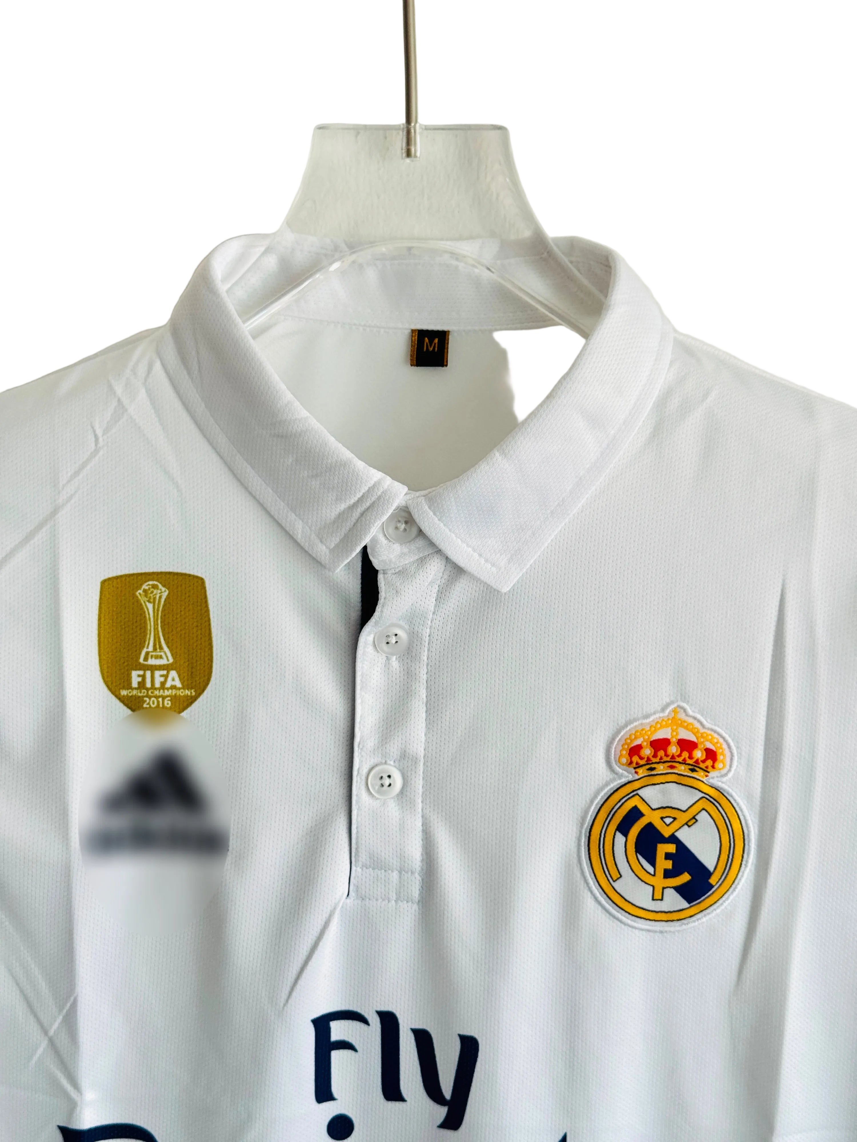 REAL MADRID 2016-17 HOME KIT RONALDO POLO EMBROIDERY PREMIUM