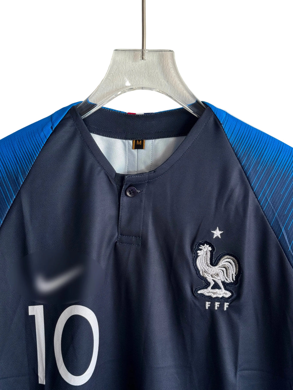 FRANCE 2018 HOME KIT MBAPPE POLO EMBROIDERY PREMIUM