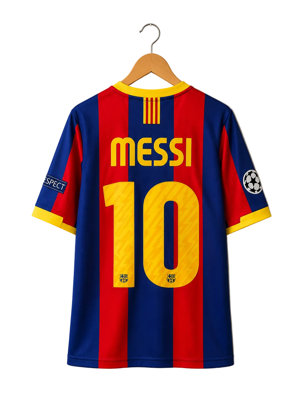 BARCA 2010/11 MESSI HOME PREMIUM KIT EMBROIDERY