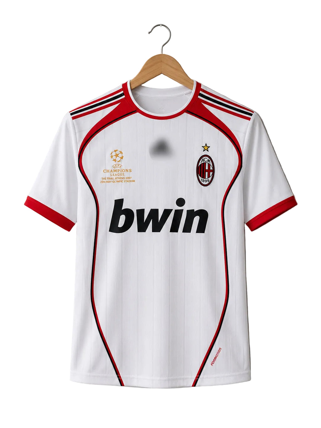 AC MILAN 2006/07 MALDINI AWAY PREMIUM EMBROIDERY