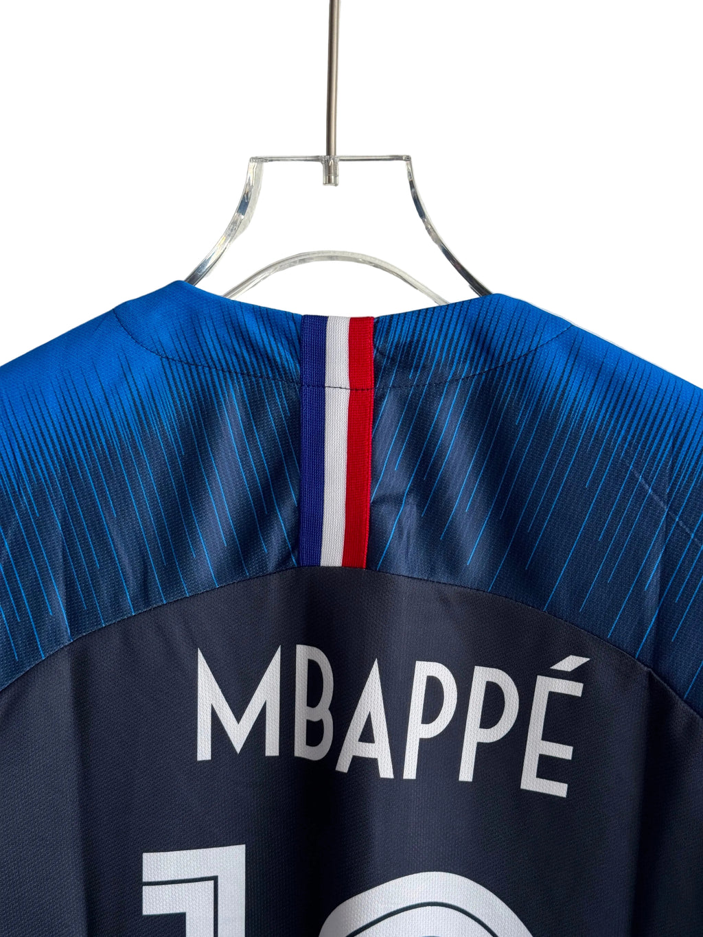 FRANCE 2018 HOME KIT MBAPPE POLO EMBROIDERY PREMIUM