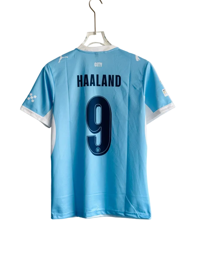 MANCHESTER CITY 26-27 HOME KIT HAALAND EMBROIDERY PREMIUM