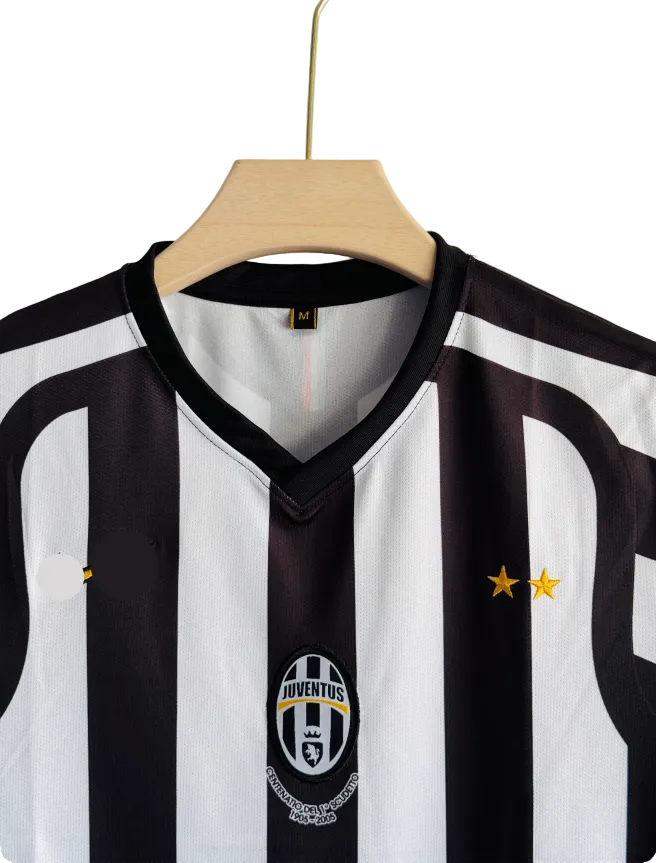 JUVENTUS 2005-06 HOME KIT EMBROIDERY PREMIUM