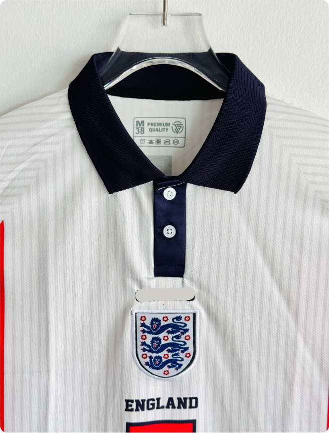 ENGLAND 1998 HOME KIT BECKHAM FULLSLEEVE POLO EMBROIDERY