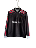 MANCHESTER UNITED 1998-99 THIRD KIT BECKHAM FULLSLEEVE POLO EMBROIDERY